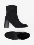 Botine negre cu toc