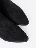 Botine negre cu croi clasic