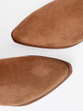 Botine maro cu croi clasic