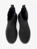 Botine negre clasice cu talpă groasă