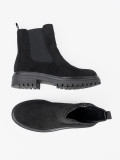 Botine negre clasice cu talpă groasă