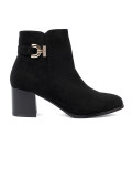 Botine negre elegante cu detalii rafinate
