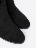Botine negre elegante cu detalii rafinate
