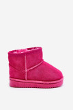 Cizme de zăpadă roz călduroase slip-on
