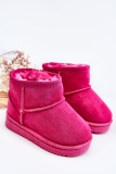 Cizme de zăpadă roz călduroase slip-on