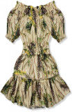 Rochie bej-galben Serena/O'la Voga