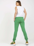 Set elegant pentru femei în culori alb-verde