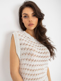 Rochie maxi albă de plajă cu fante