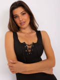 Rochie mini neagră cu bretele