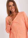 Pulover clasic piersici cu model