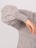 Rochie tricotată gri