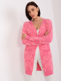 Cardigan roz cu model