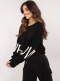 Hanorac negru elegant