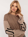 Bluza bej elegantă