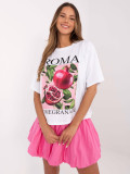 Tricou alb cu imprimeu