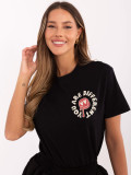 Tricou stilat gri cu mânecă scurtă