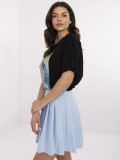 Tricou negru stilat cu imprimeu