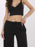 Pantaloni sportivi negri eleganți