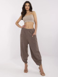 Pantaloni sportivi eleganți maro