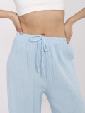 Pantaloni albaștri stilati