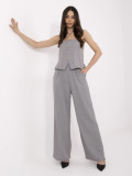 Compleu elegant în culoare gri