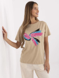 Tricou stilat cu aplicație
