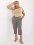 Pantaloni eleganți în gri închis