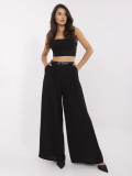 Pantaloni palazzo negri eleganți