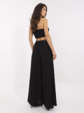 Pantaloni palazzo negri eleganți
