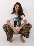 Compleu elegant cu motiv animalier