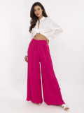 Pantaloni largi roz