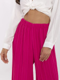 Pantaloni largi roz