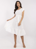 Rochie de vară evazată în ecru