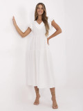 Rochie midi elegantă cu volane