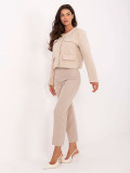 Pantaloni eleganți bej