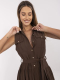 Rochie maxi elegantă cu volane