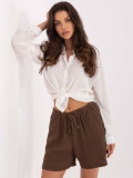 Shorts maro stilati