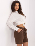 Shorts maro stilati