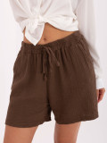 Shorts maro stilati