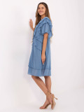 Rochie oversize în albastru închis