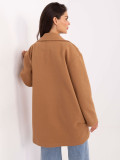 Palton elegant de tranziție în culoarea camel