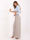 Pantaloni largi bej