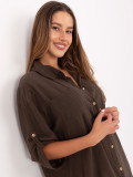 Rochie oversize cu mâneci 3/4