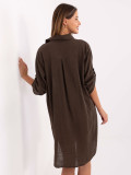 Rochie oversize cu mâneci 3/4