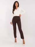 Pantaloni eleganți maro