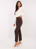Pantaloni eleganți maro