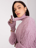 Mănuși tactile violet închis