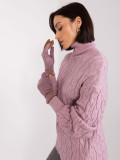 Mănuși tactile violet închis