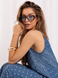 Rochie maxi de vară cu decolteu în V și imprimeu