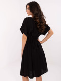 Rochie neagră evazată